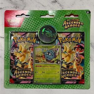 Pokemon TCG Ascended Heroes 2-Pack Blister Promo Erika’s Tangled Card